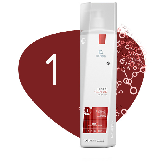 H-SOS Capillar Revitalising Shampoo Step 1