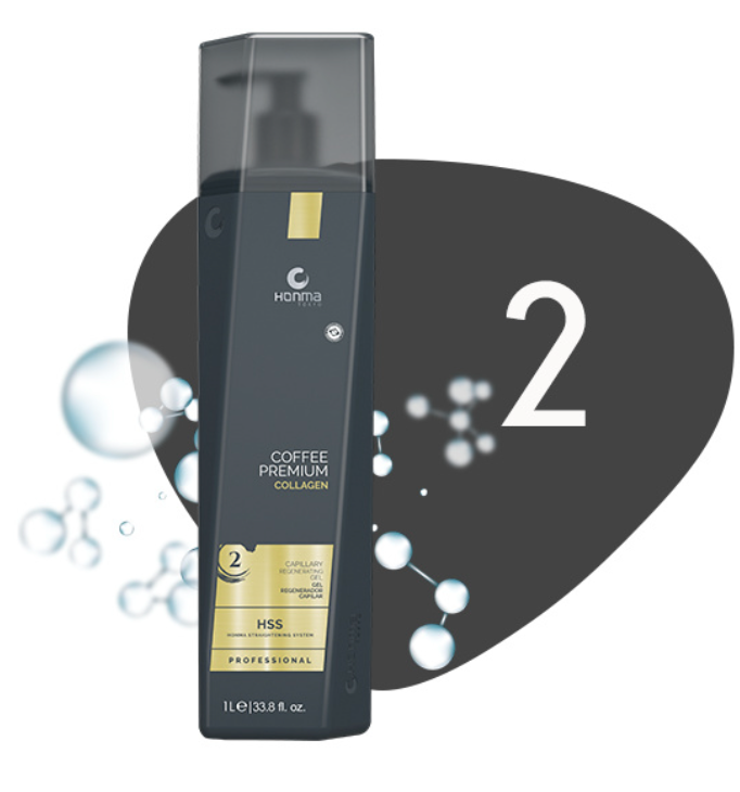 Honma Tokyo Coffee Premium Collagen 1L Step 2