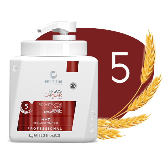 H-SOS Capillar Reconstructive Mask Step 5 | Honma Tokyo H-SOS Capilar Reconstructive Mask 1Kg Step 5