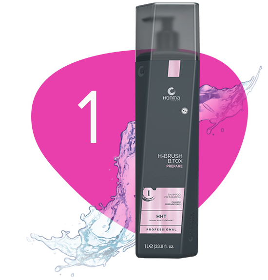 H-Brush Botox Preparation Shampoo Step 1 | Hair Care Treatments