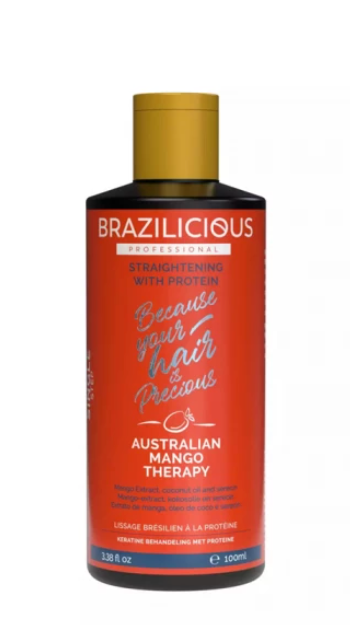 Organic Hair Straightening Brazilicious Australian Mango 100ml