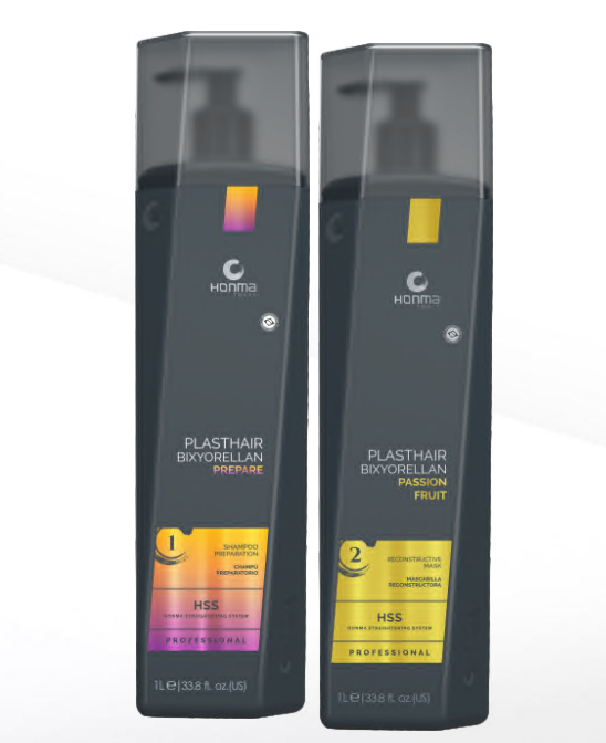 Honma Tokyo PlastHair Bixyplasty Passion Fruit 1L Kit (2 Steps)